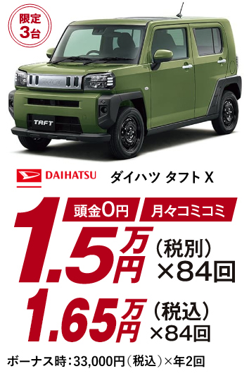 ダイハツタフトX